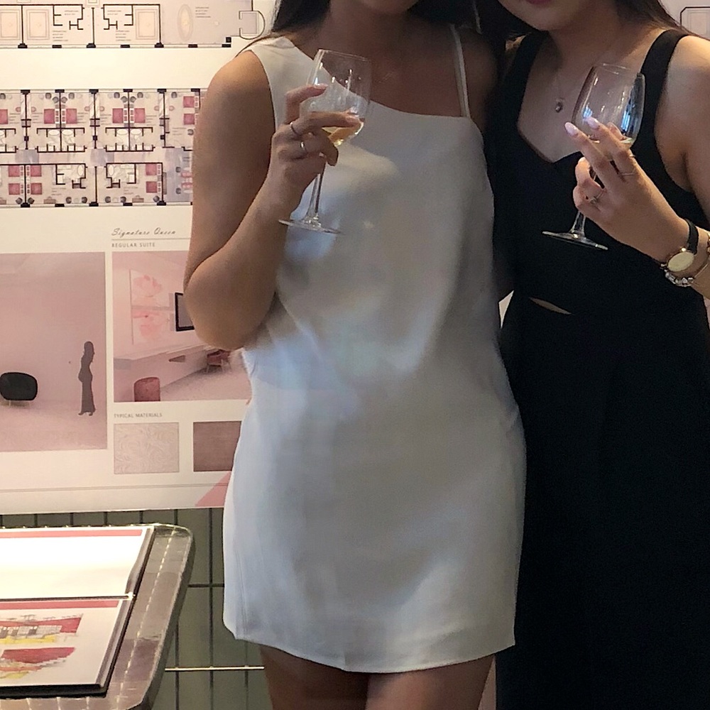 FOREVER21 WHITE DRESS